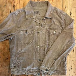 Men’s Gap Corduroy Jacket tan size medium